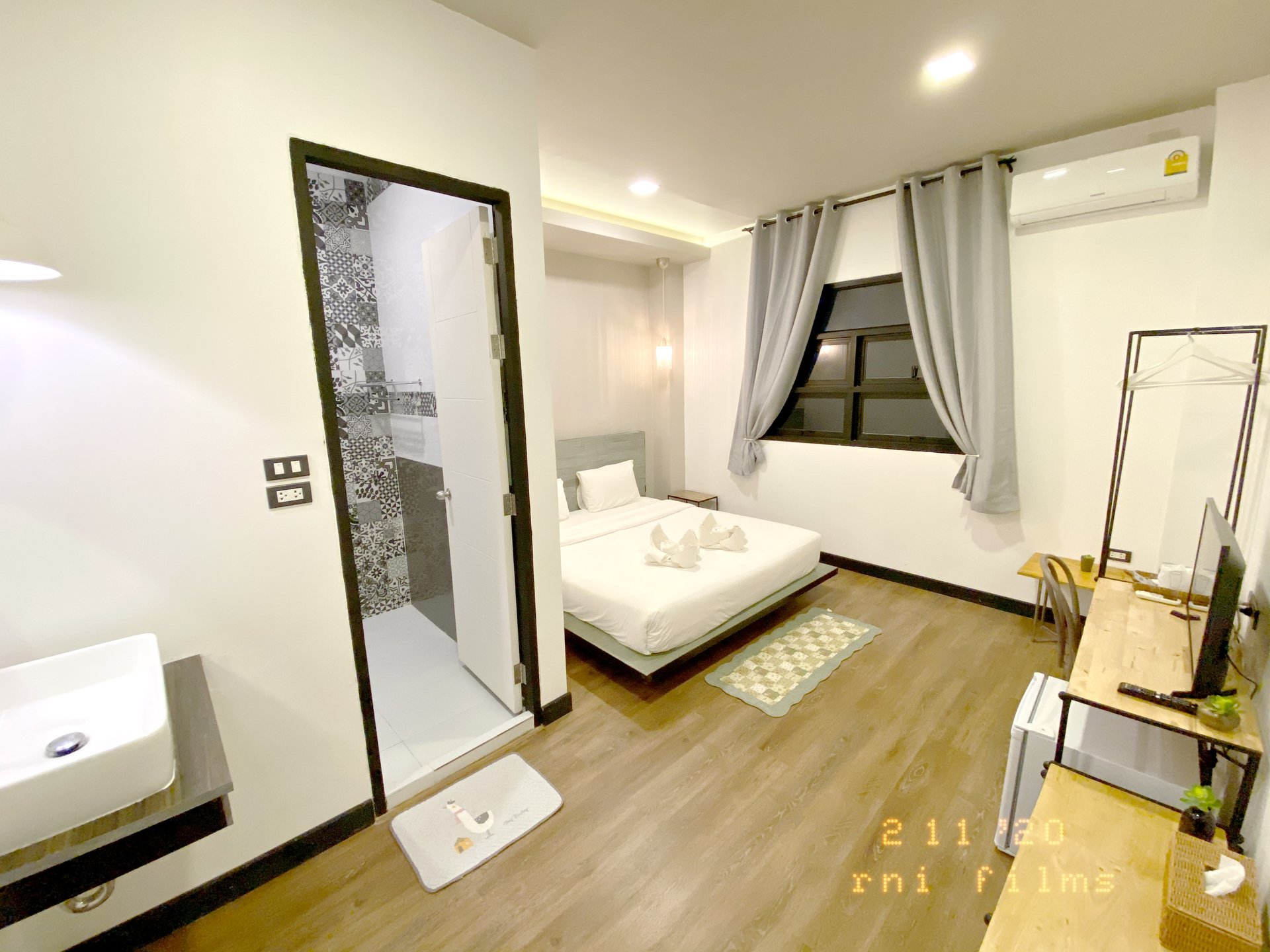 Cozy Boutique Loft Suite warm wooden interior